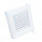 4 Inch ABS Exhaust Fan Ceiling Wall Mount Bathroom Kitchen Air Ventilation Low Noise Fan
