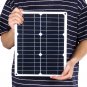 40W 18V Waterproof Mono Solar Panel Dual 12V/5V DC USB Monocrystaline Flexible Solar Charger For Car