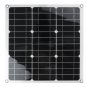 60W 18V Dual USB Solar Panel Battery Charger Monocrystal Solar Power Panel with 40A Solar Controller