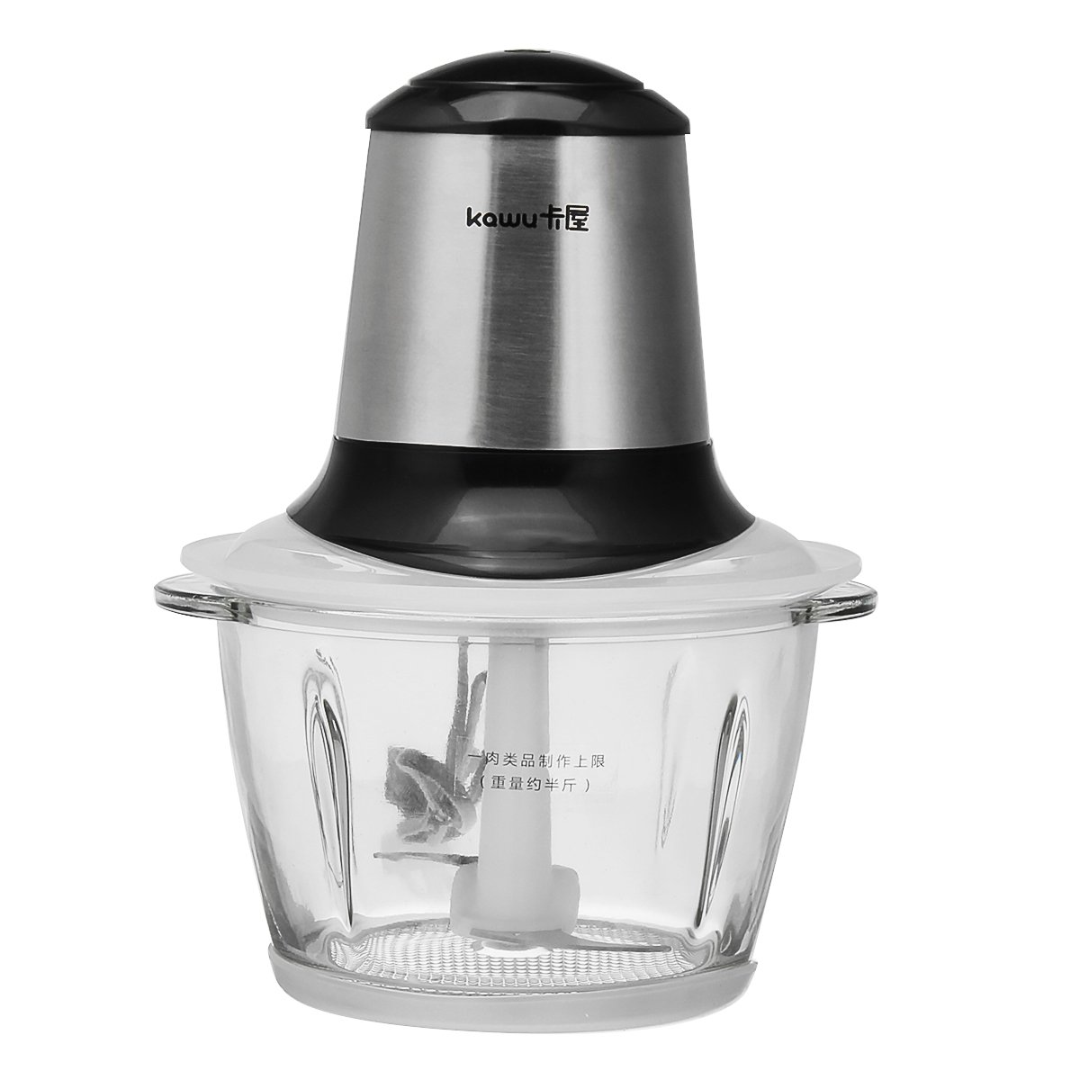 1.2L 220V Electric Meat Grinder Stainless Steel Sausage Maker S-Shaped Double Layer Swirling Razor B