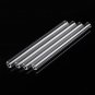 4Pcs 100mm OD 7mm 1.5mm Thick Wall Borosilicate Glass Blowing Tube Laboratory