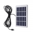 6V/1.2W Polycrystal Solar Panel Portable Solar Power Panel With Cable