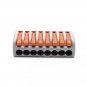 10Pcs PCT-218 8Pin Universal Connectors Terminals Electric Cable Wire Connector Terminal Block Cable
