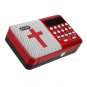 Electric USB Rechargeable Portable Bible Player Audio Speaker Talking FM Radio TF