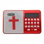 Electric USB Rechargeable Portable Bible Player Audio Speaker Talking FM Radio TF