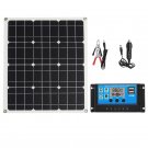 50W Solar Panel Kit Solar Controller 4*3 Monocrystalline Solar Panel Solar Charge Controller Solar P