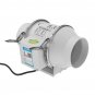 98mm 3.9Inch Dia Air Inline Duct Fan Vent Mixed Flow Blower Hydroponic Ventilation Fan
