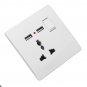 13A Wall Power Socket Switch Dual USB Charging Ports Connection Outlet Plate Plug Home