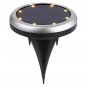 2X 8 LED Solar Power Buried Light Underground Lamp IP66 Waterproof Outdoor Path Way Garden Decking L