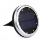 2X 8 LED Solar Power Buried Light Underground Lamp IP66 Waterproof Outdoor Path Way Garden Decking L