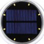 2X 8 LED Solar Power Buried Light Underground Lamp IP66 Waterproof Outdoor Path Way Garden Decking L