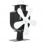 Circulation Thermal Power Fan 5-Blade Heat Powered Stove Fan for Wood/Log Burner/Fireplace Eco Frien