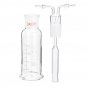 250ml Precision Chemical Glass Mengshi Porous Gas Bottles Washing Laboratory Equipment