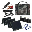 60W 5V/12V High Efficiency Foldable Solar Panel Charger with Dual USB Port