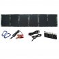60W 5V/12V High Efficiency Foldable Solar Panel Charger with Dual USB Port