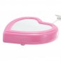 USB Charging Portable Heart-Shaped Electric Warmer Cup Bottle Mat Coffee Cup Heater Mug Pad