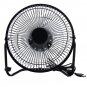 8 Inch 25W 6V USB Solar Panel Powered Iron Fan Home Cooling Ventilator Camping Laptop Fan