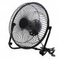 8 Inch 25W 6V USB Solar Panel Powered Iron Fan Home Cooling Ventilator Camping Laptop Fan