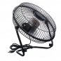 8 Inch 25W 6V USB Solar Panel Powered Iron Fan Home Cooling Ventilator Camping Laptop Fan