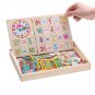 Kids Math Counting Educational Toys Learning Number Sticks Blackboard Wooden