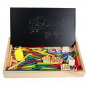 Kids Math Counting Educational Toys Learning Number Sticks Blackboard Wooden