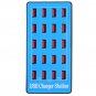 20A 500W 20 ports USB Intelligent Distribution Charger Desktop Fast Charging Station