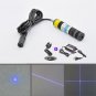 MTOLASER 200mW 405nm Blue-violet Cross Laser Module Generator Variable Focus Industrial Marking Posi