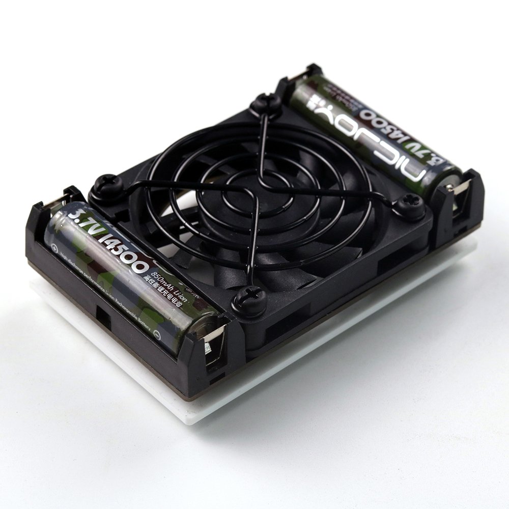 EleksMaker EleksFan Cooler Muffin Fan Module Cooling System Battery-Powered Kit for DIY Cooling Vent
