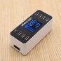 40W 7 USB Type-C Charger LCD Screen Desktop Fast Charging Station Charger