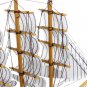 10 LEDs Wood Sailing Boats Ship Model Wooden Craft Sailor Handcrafted Boat Home Decoration