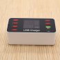40W QC Smart Desktop Fast Charging Station Charger 7 USB Port Charger For Travel