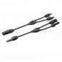1 Pair MC4 Y Connector Cable Plug Solar Panel IP67 Branch Connector Solar Panel Adaptor Cable Connec