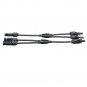 1 Pair MC4 Y Connector Cable Plug Solar Panel IP67 Branch Connector Solar Panel Adaptor Cable Connec