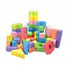 50Pcs Soft Lightweight EVA Foam Assembled Bricks DIY Model Creative Building Blocks Kids Educational