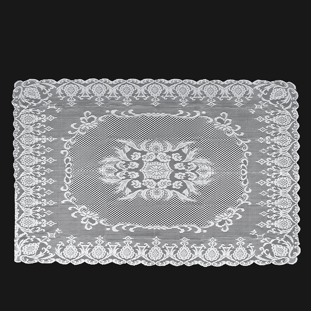Lace Tablecloth White Vintage Large Table Cloth Cover Wedding Party Decor 1.4 x 2m