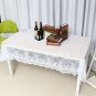 Lace Tablecloth White Vintage Large Table Cloth Cover Wedding Party Decor 1.4 x 2m