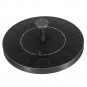 2.0W Solar Fountain Solar Birdbath Fountain Solar Powered Fountain Pump Solar Water Fountain for Poo