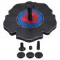 Solar Powered Floating Bird Bath Water Panel Fountain Pump Garden Pond Pool