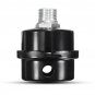 MPT1/2Inch 20mm Thread Dia Black Metal Air Compressor Intake Filter Noise Muffler Silencer