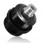 MPT1/2Inch 20mm Thread Dia Black Metal Air Compressor Intake Filter Noise Muffler Silencer