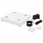 White Rotating Magnetic Levitation Floating Show Shelf Display Platform Bearing Up to 400G