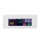 Multi-function Color Screen Temperature Humidity Meter Hygrometer Monitor Clock with Calendar Alarm 