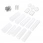 115Pcs/Set Silicone Mould Mold DIY Resin Round Necklace Jewelry Pendant Making