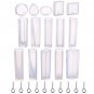 115Pcs/Set Silicone Mould Mold DIY Resin Round Necklace Jewelry Pendant Making