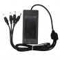 AC 100-240V To DC 12V 5A 60W Power Supply Adapter Universal Charger W/ Four DC Output