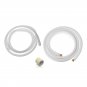 3.0M 6*10mm Air Conditioner Fittings Coil Tube Insulated Pure Copper Aluminum Pipes