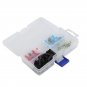 100Pcs Welding Ring Terminal + Black Heat Shrink Tube Welded Sleeve Waterproof Solder Seal Wire Conn