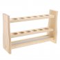 6 Holes Test Tube Rack Testing Tubes Clip Holder Stand Dropper Wood Lab Supplies 6 Hole diameter 25m