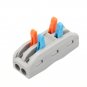Excellway PCT-2 2Pin Colorful Docking Connector Electrical Connectors Wire Terminal Block Universal 
