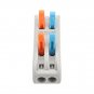 Excellway PCT-2 2Pin Colorful Docking Connector Electrical Connectors Wire Terminal Block Universal 